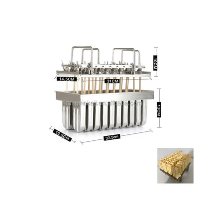 Stainless Steel Popsicle Mould 30/40pcs/time Commercial Factory Price Ice Cream Sticker