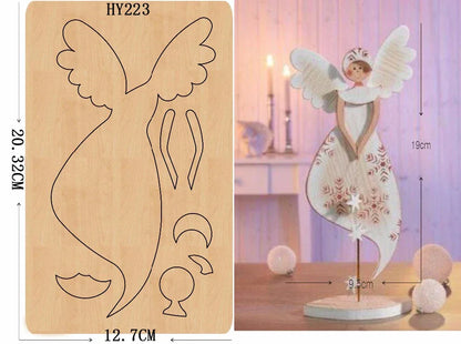 Angel of beauty DIY wooden die/cutting tool die/ Scrapbook mold2019