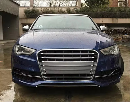 Car A3 S3 Front Bumper S3 Style Body Kits With Gloss Black for Audi A3 8V S3 8V5807065GRU 2013 2014 2015 2016
