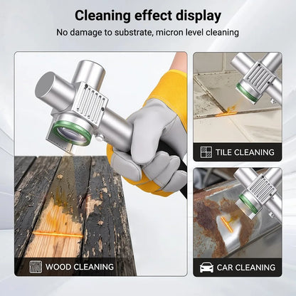 Scotle EU Warehouse 300W Air-cooled JPT 2mj 5mj 15mj Pulsed Laser Cleaning Machine Cleaner for Metal Wood Clean Oil/Paint Remove