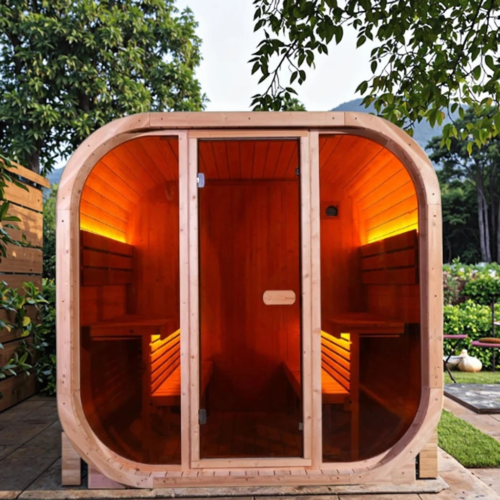 The Signature Spruce Sauna | Breathtaking Views & Intelligent Climate for Ultimate Relaxation