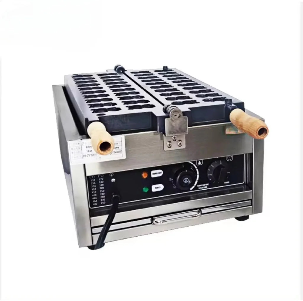 New Bear Shape Waffle Maker 20-Piece 3000W Customizable Mould Food Grade Stainless Steel High Productivity Large Capacity