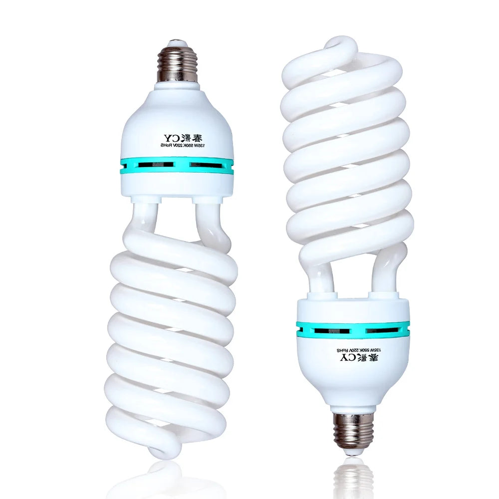 SH 135W LED Lighting Bulbs Photography Video Light Lamp Light Bulb Daylight E27 Socket For Softbox Photo Video Studio