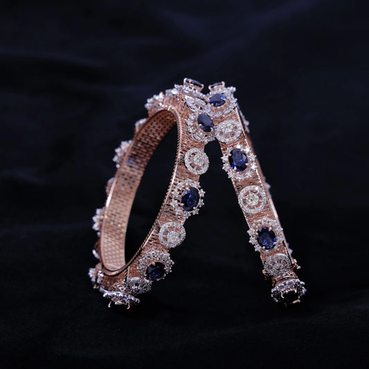 14K Rose Gold Oval Cut Diamond Pacheli Bangle 10.74 CT Lab Grown EF Color VS Purity Rhodium Plated Women's Timeless IGI by PDG ibma