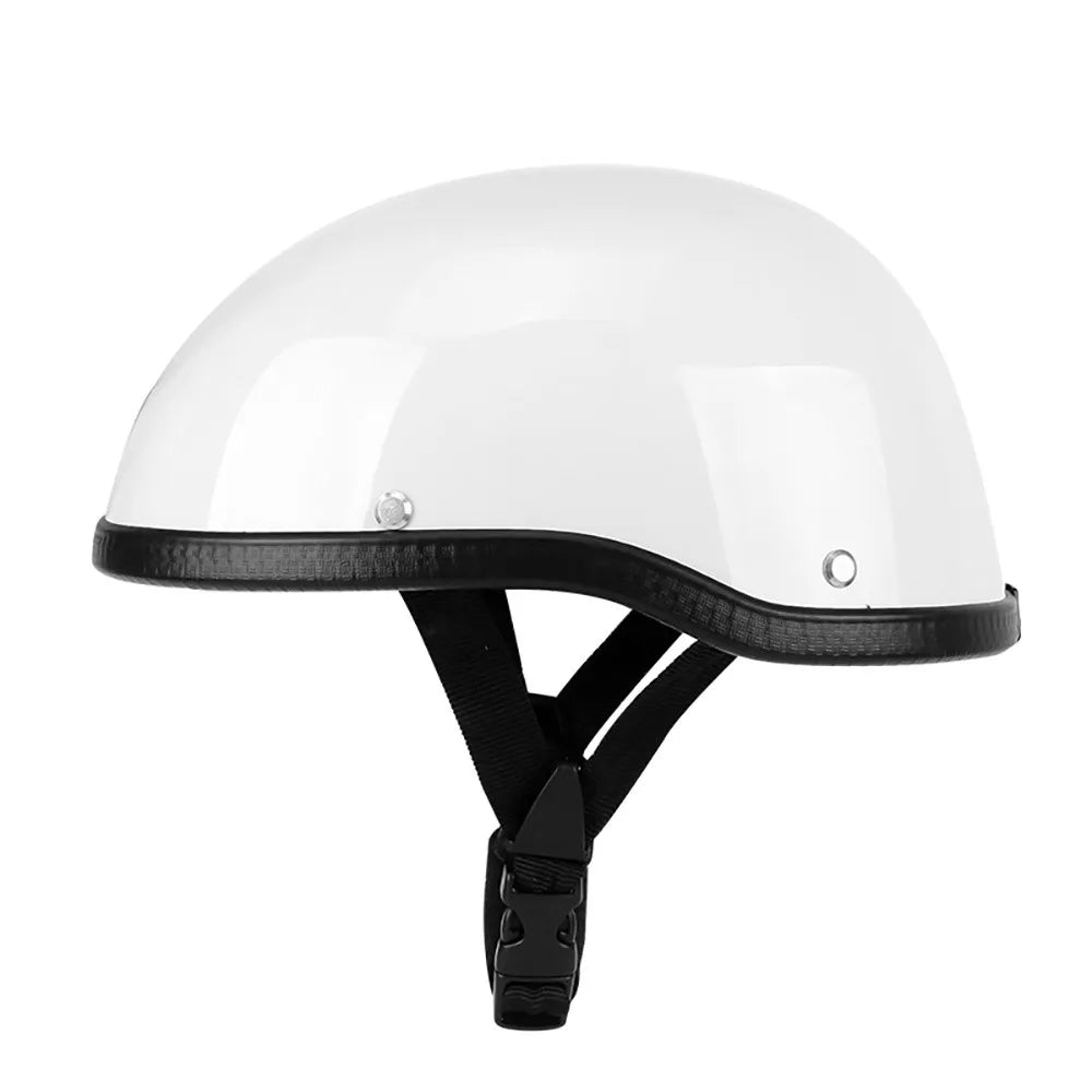 Retro Motorcycle Half Helmet ABS+Cotton Plastic Cap Summer Half Face Unisex Helmet Motorbike Ridder Universal Riding Helmet