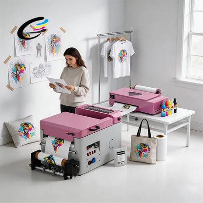 US stock, direct shipping. XP600 A3+DTF printer with printhead white ink circulation and no clogging.