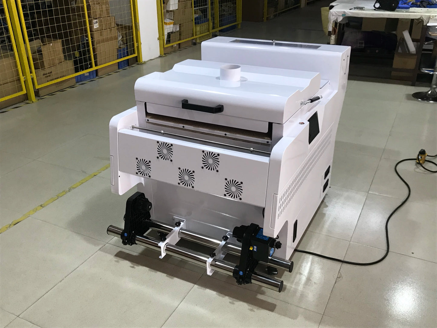 INQI 60CM Touch Screen Powder Shaker Machine Roll-to-Roll Printer with New Condition 1 Year Warranty for DTF Inks Pigment Ink