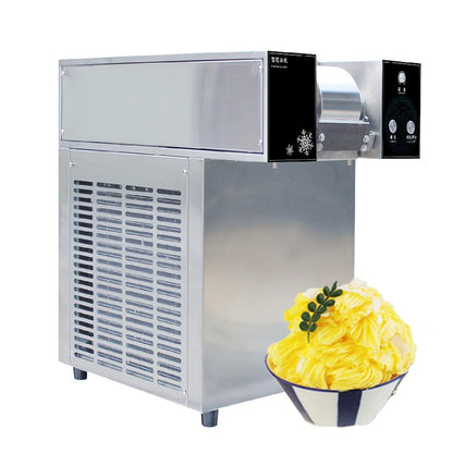 Ice Crushers Shavers Snowflake Electric Ice Machine-Eco-Friendly Low Power Consumption Stainless Steel Portable High Outdoor