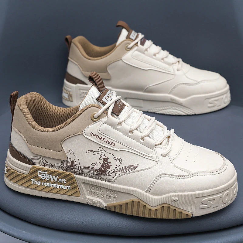 Y 39-44 the New Men's Fashionable Casual Sneakers Trend Thicksole Heightened Everyday Versatile Men's Shoes