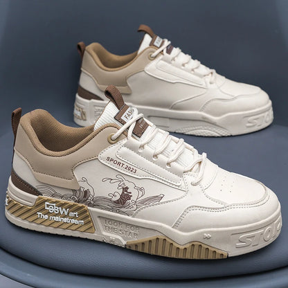 Y 39-44 the New Men's Fashionable Casual Sneakers Trend Thicksole Heightened Everyday Versatile Men's Shoes