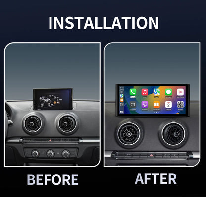 Car Stereo Screen Audio Car GPS 10.25 Inch Touch Screen Android Auto Carplay Interior Accessories for Audi A3  2013-2018