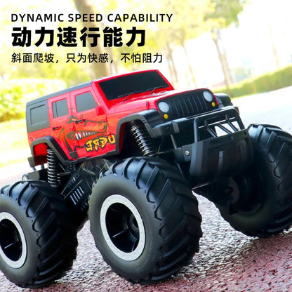 2.4G Four-wheel Drive Remote Control Car, Children's Toy Car, Electric Drifting Racing Car, Amphibious Remote Control Off-road