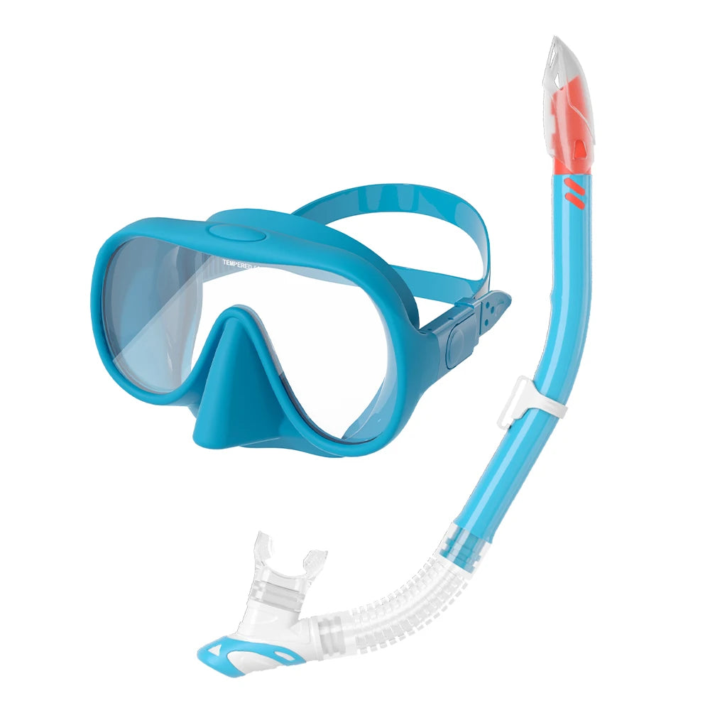 3 Days Shipment Factory New Design Water Sports Anti-fog Eye Protection Diving Mask Set CE Certified Tempered Glass Lenses DIVE