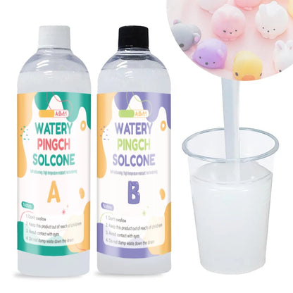 Homemade Pinch Joy Food Grade Silicone Squeeze Toys AB Adhesive Handmade Silicone Squeezing Toys for Children Male & Female