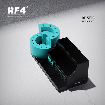 RF4 Tool ST13 Multifunctional Mobile Phone Repair Tools Screwdriver Storage Box Rotatable Tweezers Container Rack Screw