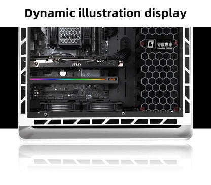 TEUCER VC-C270 Auxiliary PCI Case Ball Bearing Plastic Heatsink for Graphics Card Cooler Efficient CPU Computer Cooling Fan