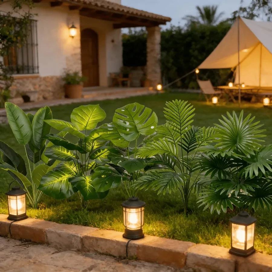 1pc Large Artificial Palm Tree - UV Resistant, Suitable for Indoor/Outdoor Decor, Home, Hotel, Garden, Office, Wedding