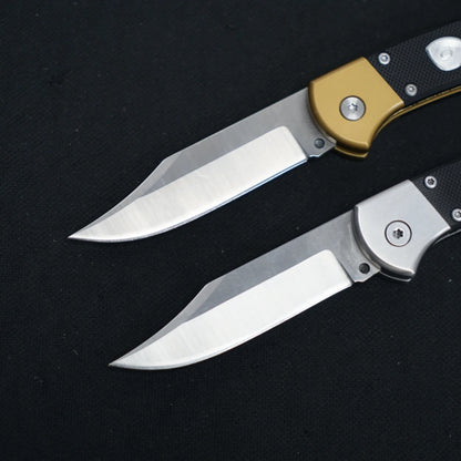 Stainless Steel Wood Outdoor Mini Folding Knife DIY OEM Multi-function Portable Pocket Camping Self-defense Fruit