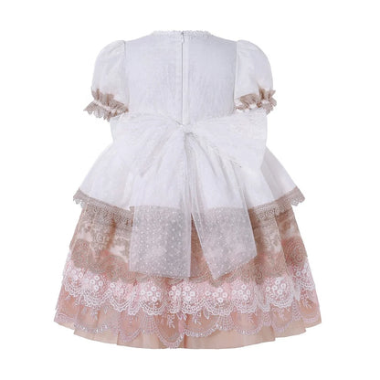 Exclusive Customization Elegant Girls Children Muslim Bridesmaid Dresses Frocks 2-12Y 1BAG=1PCS