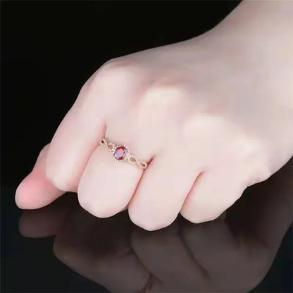 SGARIT Dropping Shipping Gemstone Jewelry Pure 18k Gold 0.42ct Pigeon Blood Red Natural Ruby Rings Jewelry Women Wedding