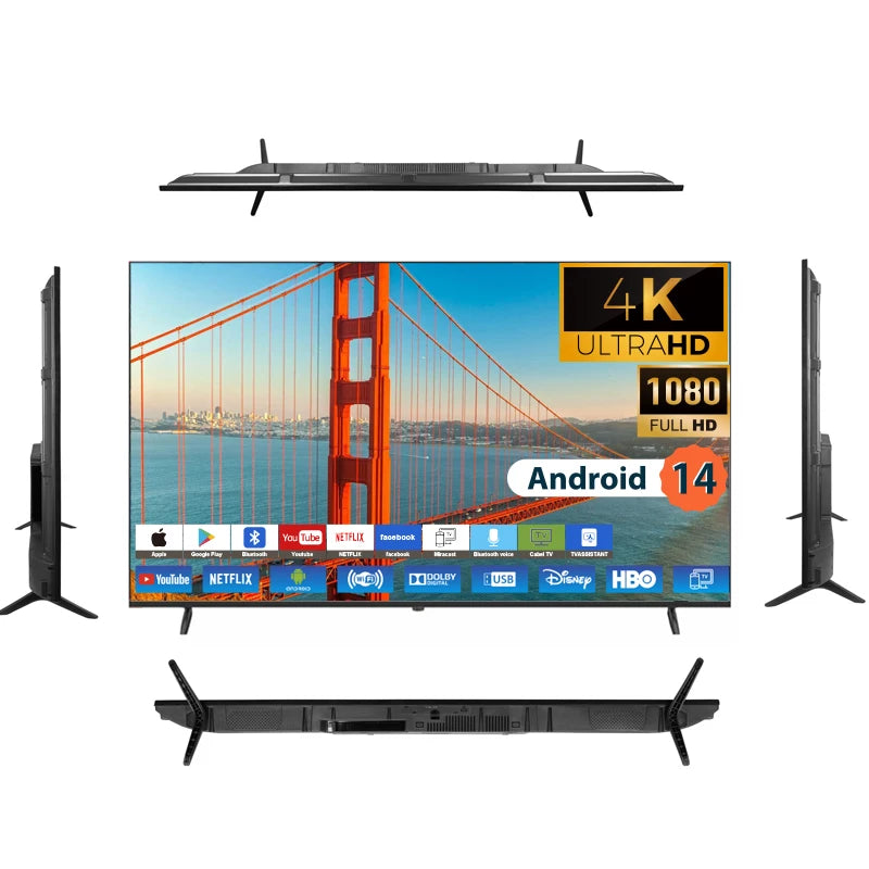 Manufacturer TCL Smart TVs Cheap Television 32 to 100 Inch LED TV Smart with Android WiFi
