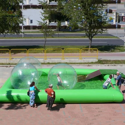 8m Long Inflatable Hamster Ball Pool Big Water Walking Ball Pool Low Price for Hire Company