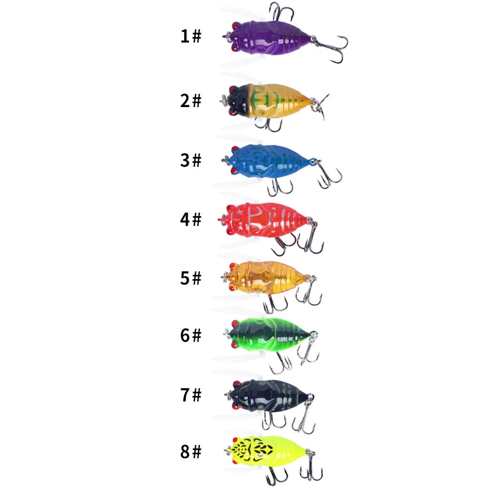 4cm/6.4g  Swing Finishg Cricket Insect Bait Minnow Hard Lure Fishing Isca