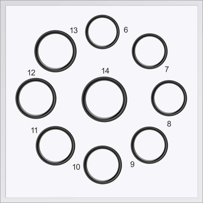 AITC 2025Smart Ring Custom Series Smart Ring Model Sample test Size Plastic Material Universal Size Model NFC iPhone
