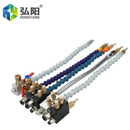 Thread Round Nozzle Coolant Pipe Flexible Plastic Water Oil Coolant Pipe Hose Tube