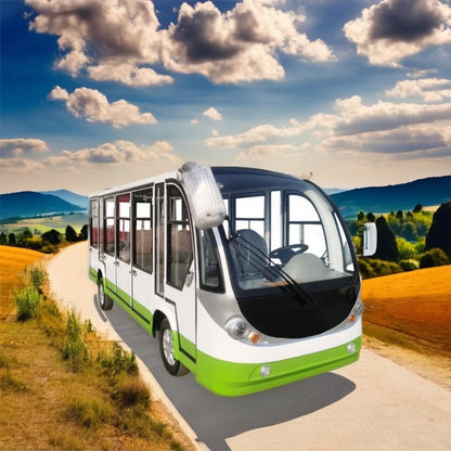 China Manufacture Sales Enclosed Tourist Bus Electric Sightseeing Car