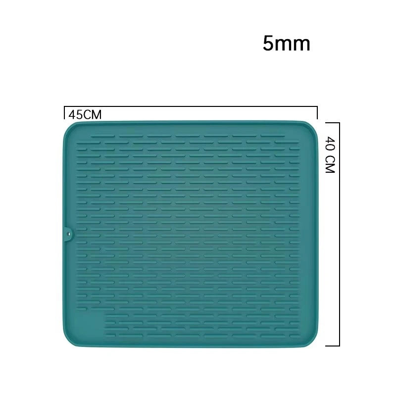Silicone Dish Quick Bar Drying Dining Table Bath Mat Custom Logo Foldable Kitchen Large Microfiber