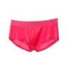 Boxer Ultra-thin Breathable Knitted Ice Silk Fiber Translucent Cool Underwear All Seasons Daily Casual Low-waisted Men's