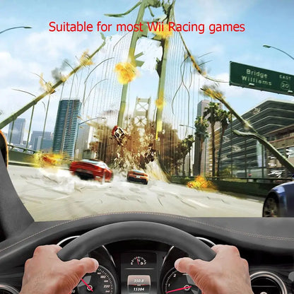 New Durable Plastic Steering Wheel For Nintend For Wii For Mario Kart Racing Games Remote Controller Console Drop Shipping
