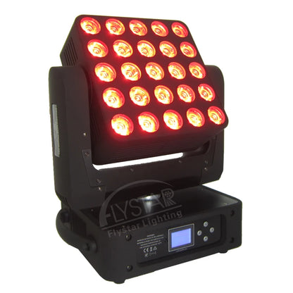 Party Crazy Hour Magic Panel 25Pcs 5x5 Pixel RGBW 4in1 LED Matrix Blinder Beam Light