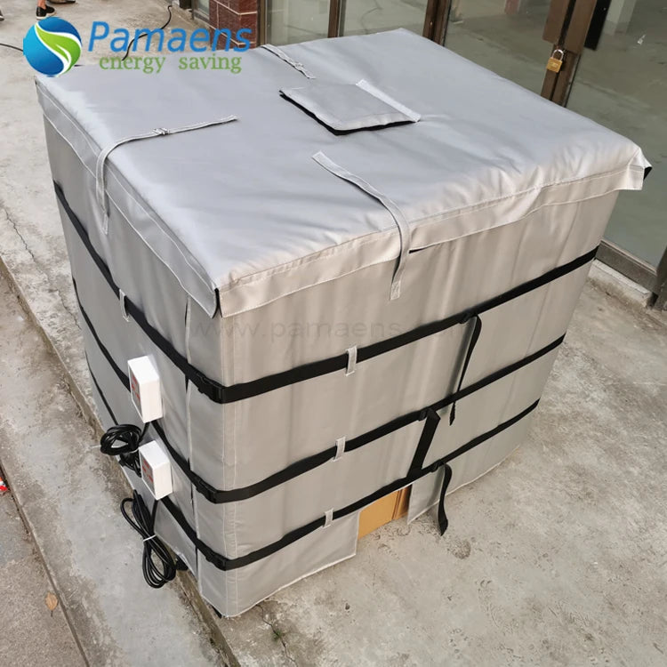 High Quality 1000 Litre IBC Tote Heater Jacket Heating Blanket with Digital Thermostat and Overheating Protection