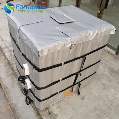 High Quality 1000 Litre IBC Tote Heater Jacket Heating Blanket with Digital Thermostat and Overheating Protection