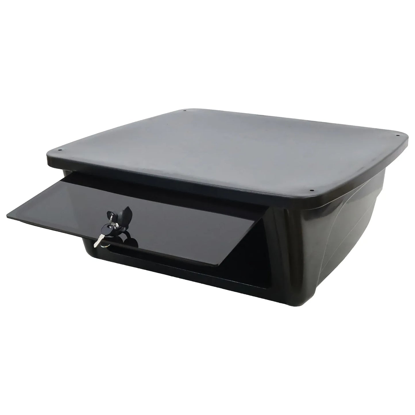 Universal T-Top Electronics Box Black SB200 Clamp on Overhead  Center Console Boat Marine Storage  by Raider Stryker
