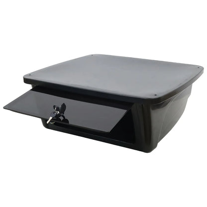 Universal T-Top Electronics Box Black SB200 Clamp on Overhead  Center Console Boat Marine Storage  by Raider Stryker