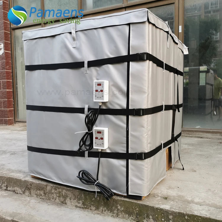 High Quality 1000 Litre IBC Tote Heater Jacket Heating Blanket with Digital Thermostat and Overheating Protection