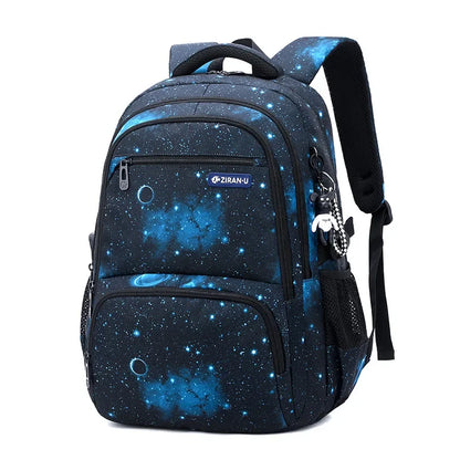 Fashionable Unisex Student Backpack Waterproof Stylish Mochilas with Zipper Closure Personalized School Bag for Students Babies