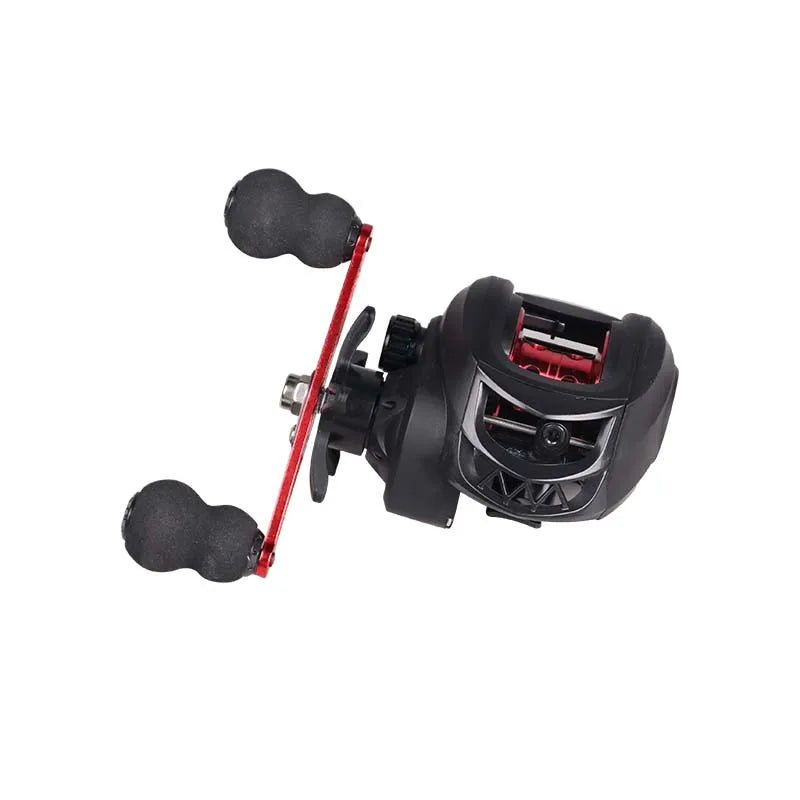 KALIOU  S108- S113 AC200 8KG Max Drag Fishing Reel Magnetic Brake 7.2:1 High Speed Gear Ratio Baitcasting Fishing Reel