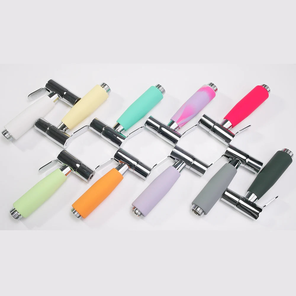 Multi Color Bidet Sprayer Replacement with Silicon Cover Toilet Health Faucet Handheld Bidet Sprayer Cloth Diaper Sprayer