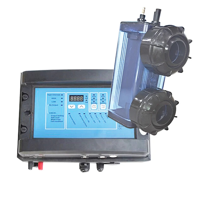 Australian Factory High Quality 30g Digital Automatic Dosing Chlorine Pool Water Salt Chlorinator with Salt Cell