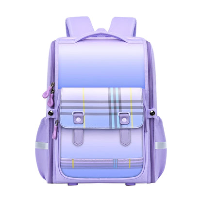Waterproof Polyester Ultra-Light 20-36L Large Capacity with Air Cushion Belt Soft Handle England Style School Backpack