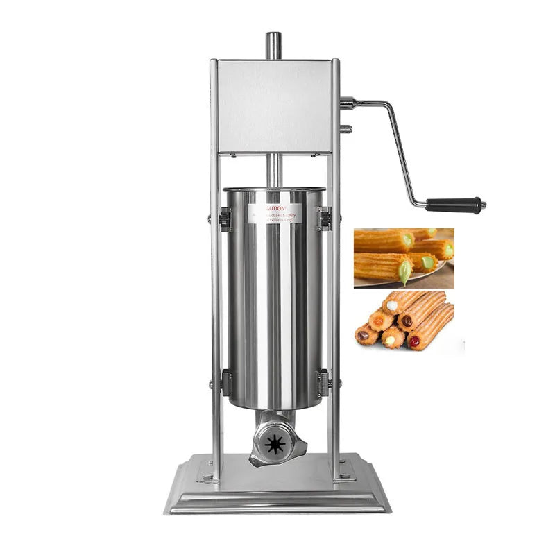 Wholesale Professional Churros Maker with Hollow Churro Nozzle Stainless Steel Adjustable Automatic Churros Machine