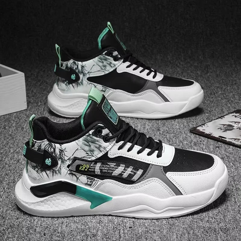 New Spring Sports Leisure Running Tall Men's Basketball Shoes Mens Causal Shoes