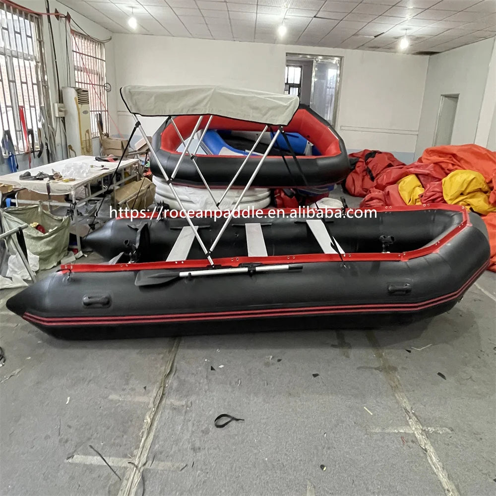 Flood Control and Rescue Thickened Inflatable Rubber Boats/assault Boats/fishing Boats for 5-8 Persons