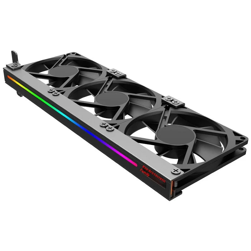 TEUCER VC-C270 Auxiliary PCI Case Ball Bearing Plastic Heatsink for Graphics Card Cooler Efficient CPU Computer Cooling Fan