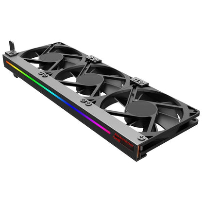 TEUCER VC-C270 Auxiliary PCI Case Ball Bearing Plastic Heatsink for Graphics Card Cooler Efficient CPU Computer Cooling Fan