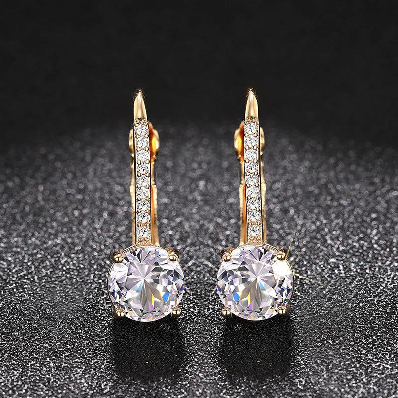 Elegant Fashion Earrings Minimal Design Women Daily Wear Jewelry Earrings